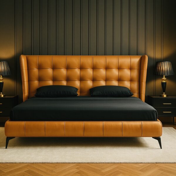 BB-08 Galleria Cognac Bed Set
